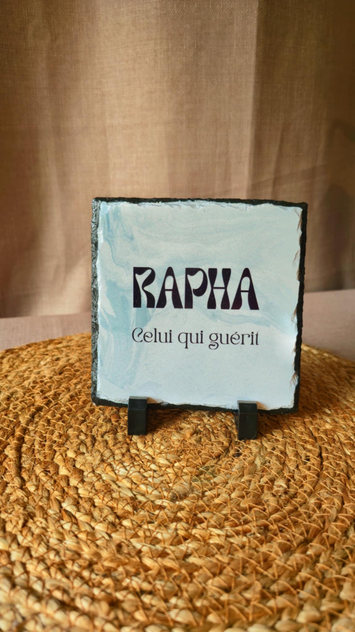 Ardoise 15x15 personnalisable – décoration et message inspirant