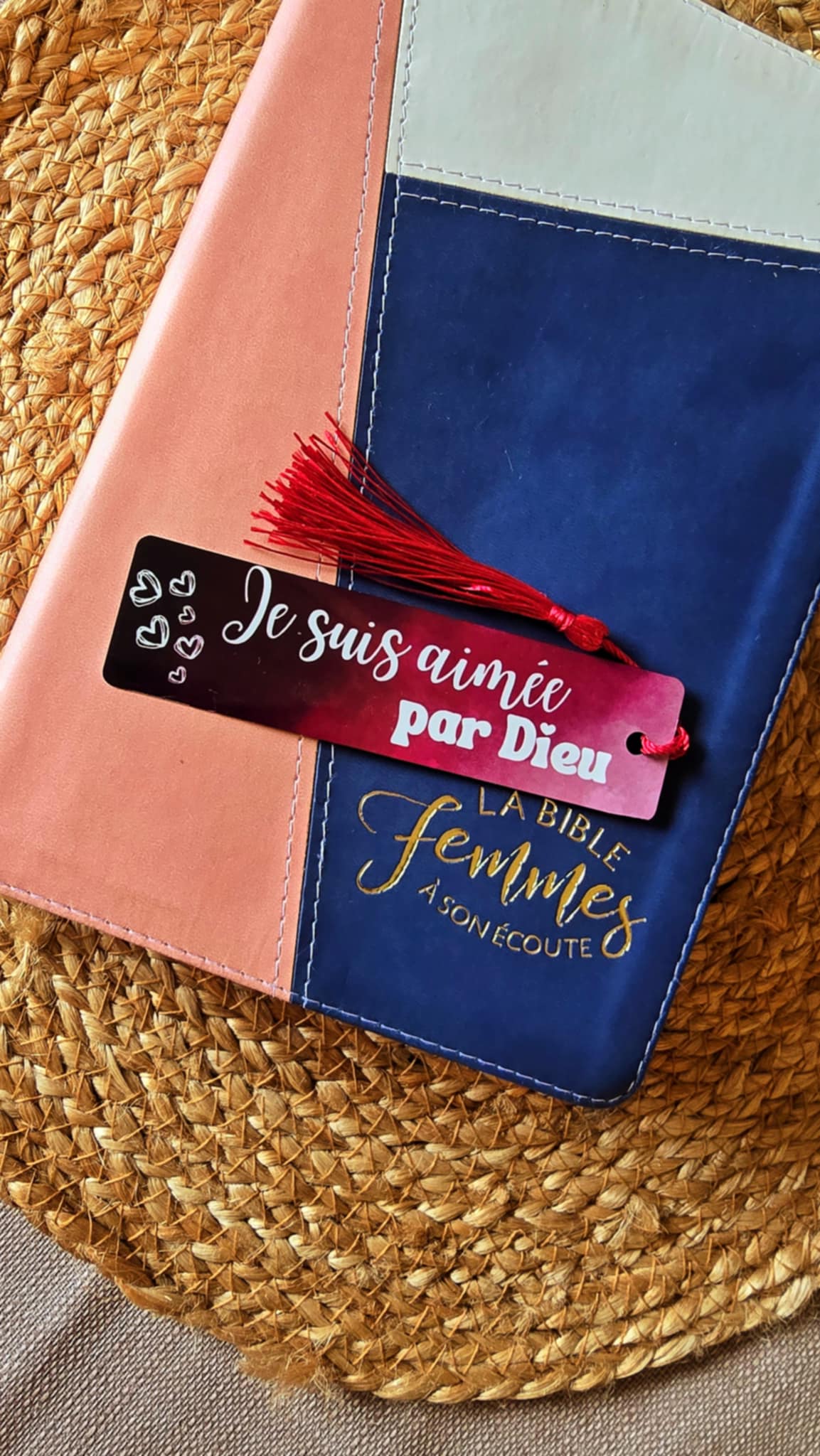 Marque-page en aluminium chrétien et/ou personnalisable – élégant et durable