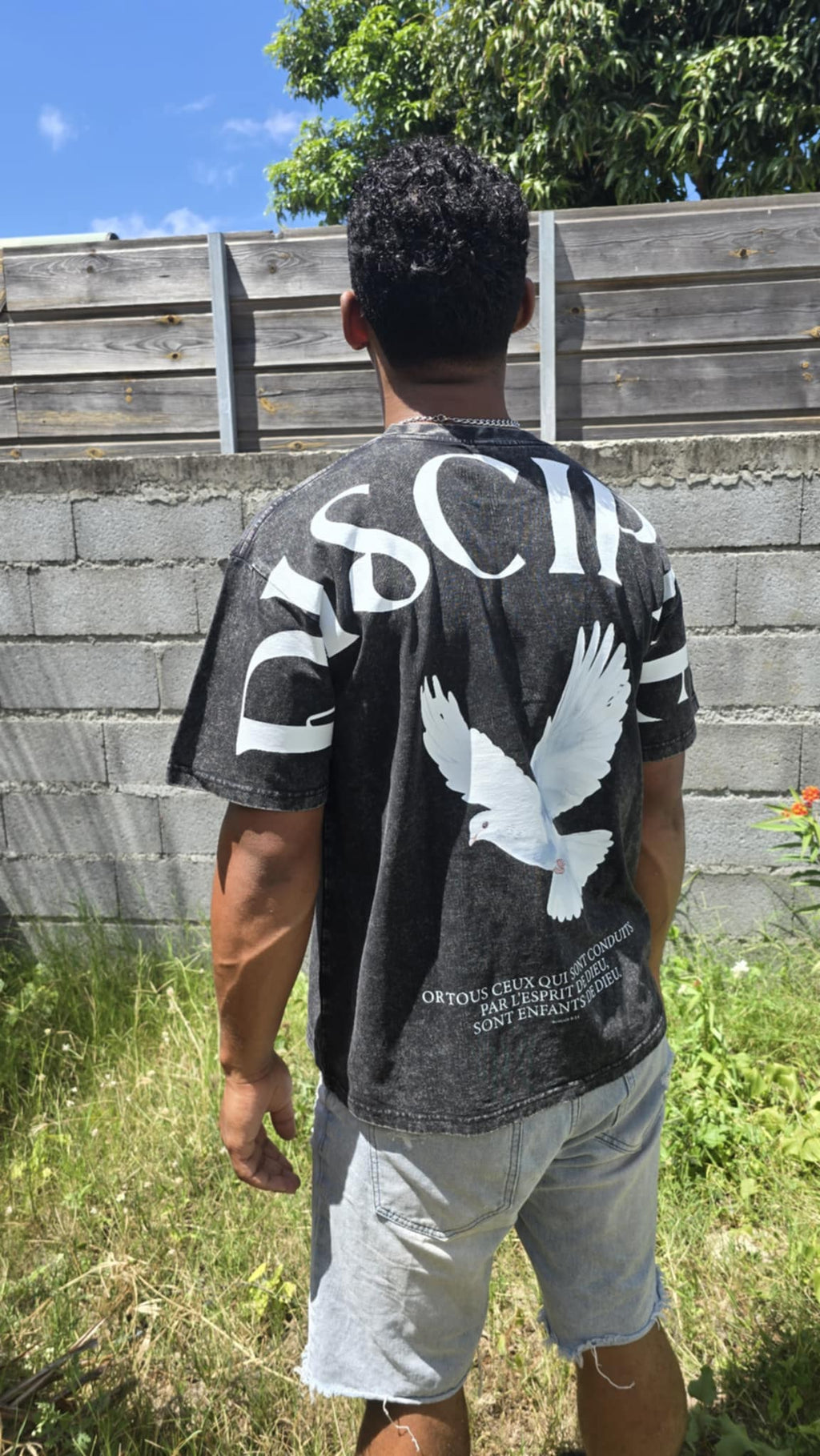 Tee-shirt oversize “DISCIPLE” 🕊️