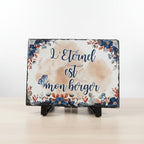 Ardoise décorative 15 × 20 cm – Verset biblique