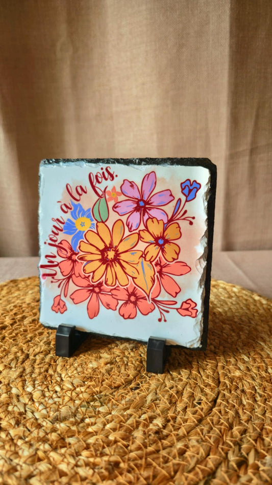 Ardoise 15x15 personnalisable – décoration et message inspirant
