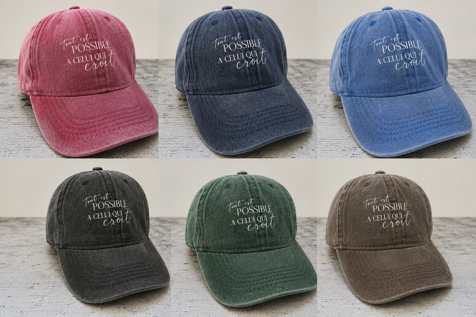 Casquette - Tout est possible à celui qui croit