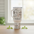 Mug de voyage isotherme 1,2 L – Avec paille