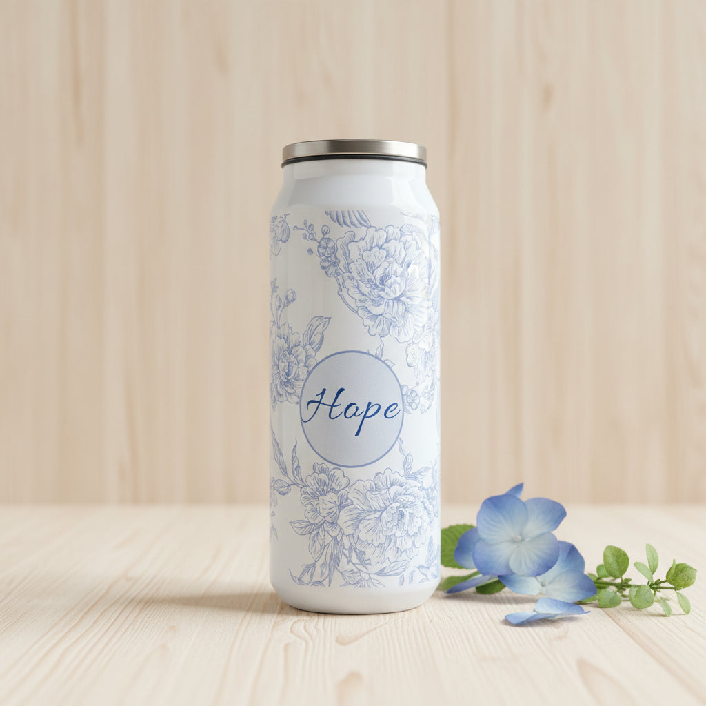 Canette thermos chrétienne – 500 ml – Versets bibliques inspirants