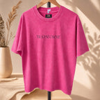 Tee-shirt oversize rose - Nouvelle créature