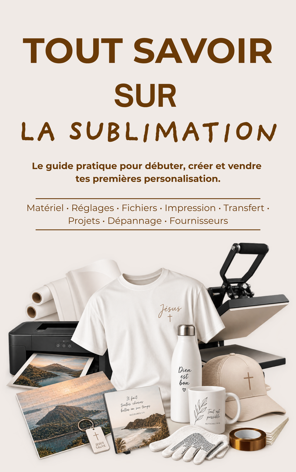 Tout savoir sur la sublimation- le guide complet pour débuter
