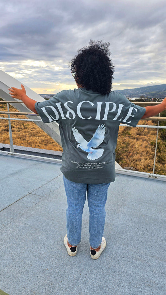 Tee-shirt oversize “DISCIPLE” 🕊️