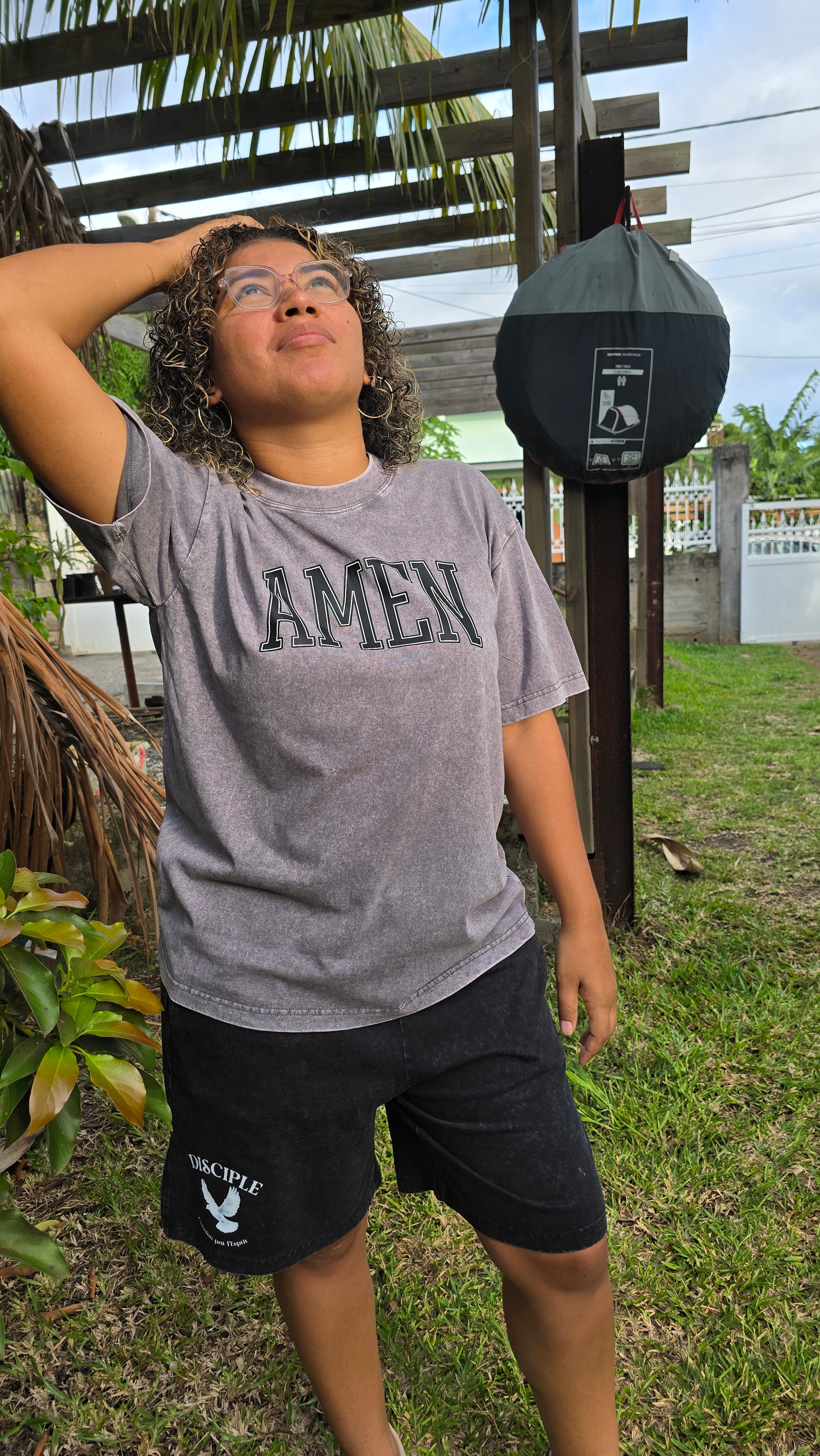 Tee-shirt oversize chrétien « Dieu a un plan pour ta vie »