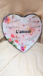 Ardoise en forme de coeur