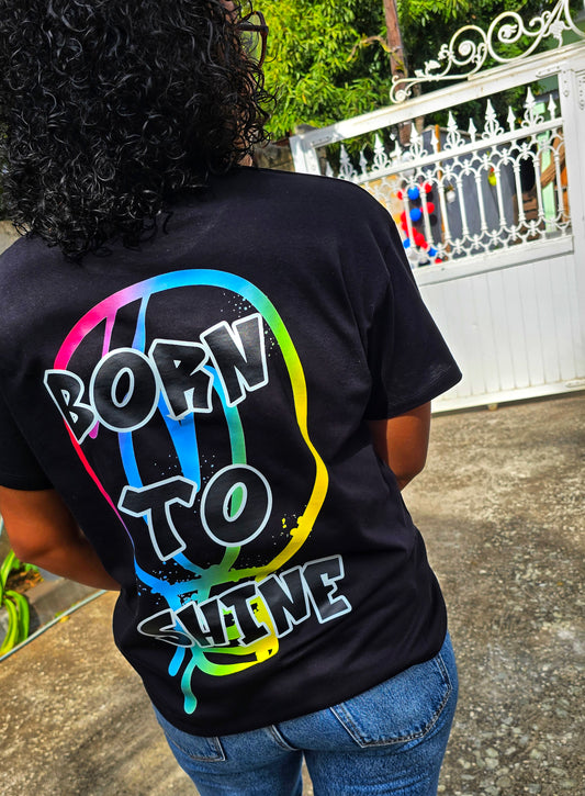 Tee-shirt "disciple , born to shine"
