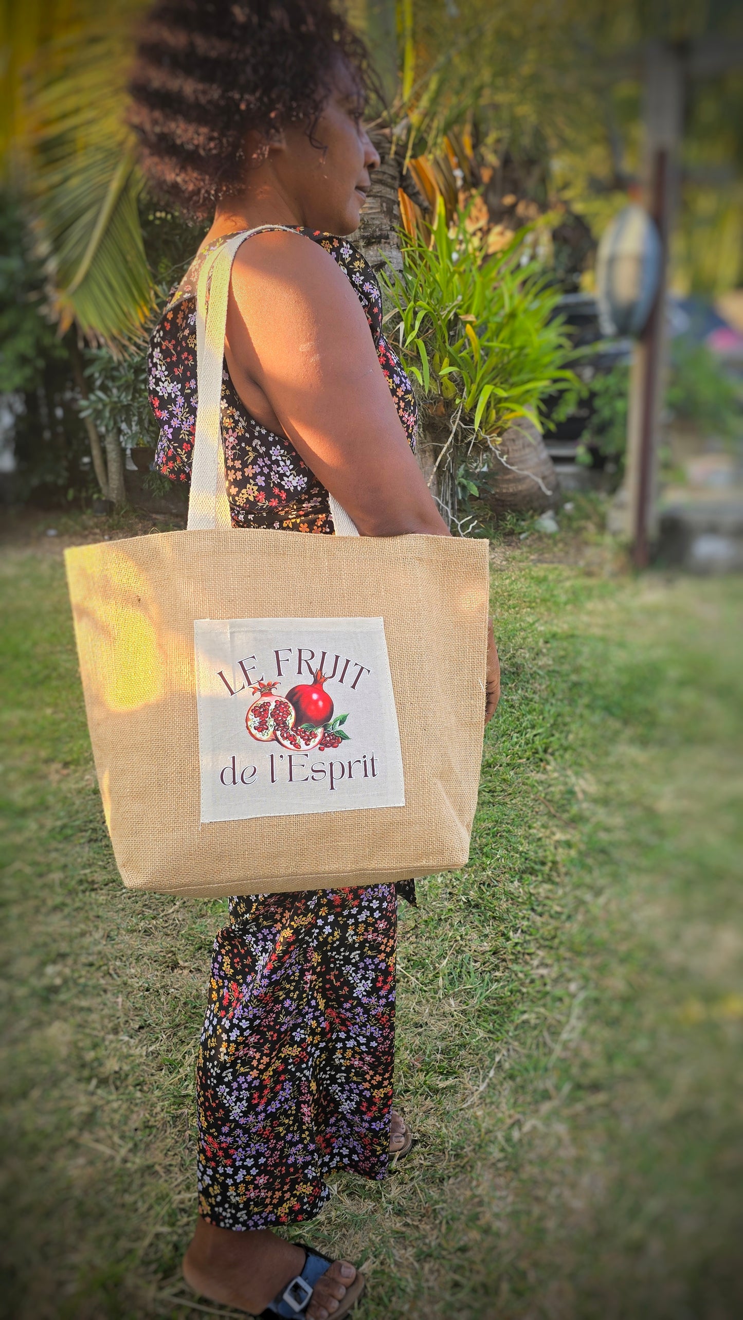 Panier en jute