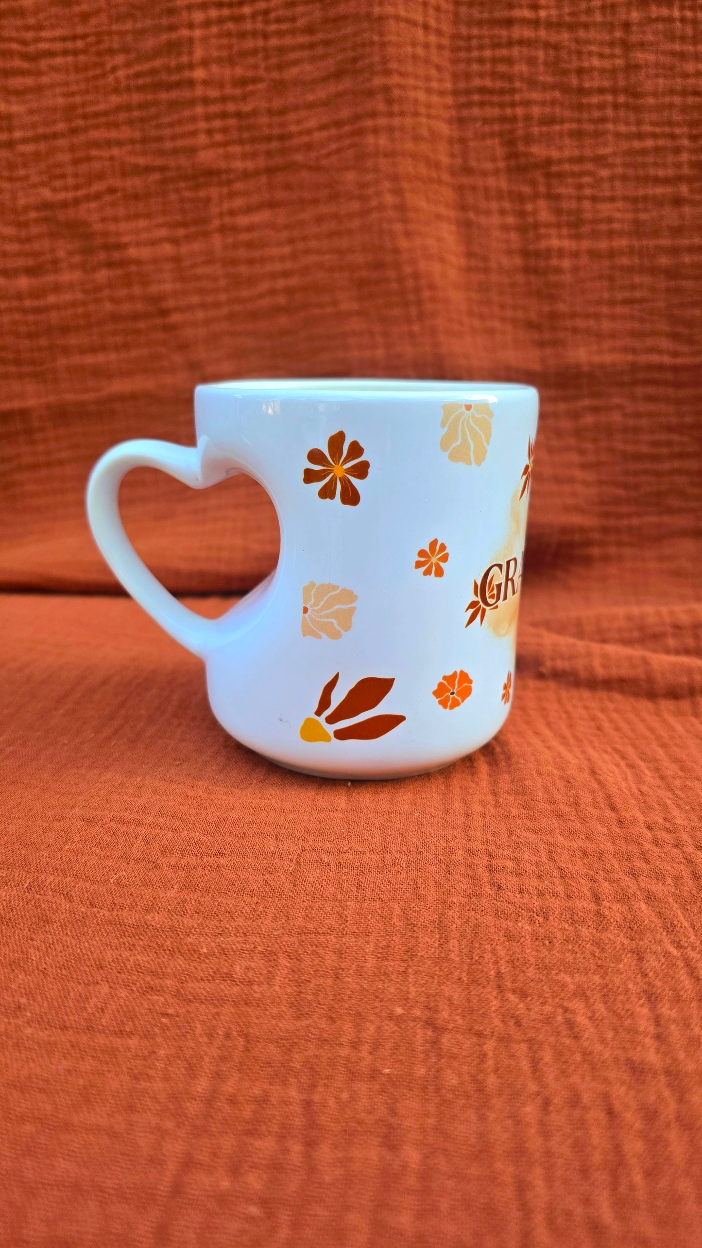 Tasse anse coeur "gratitude"