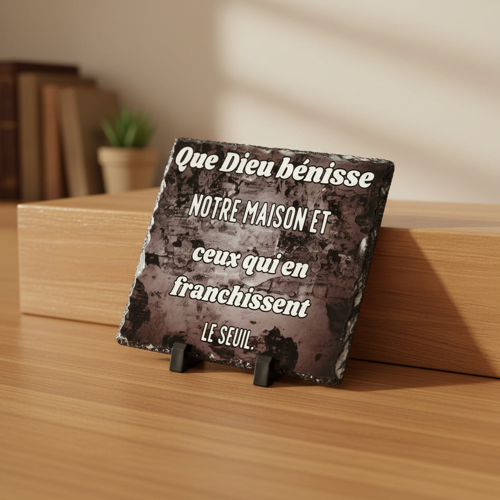 Ardoise décorative 20×20