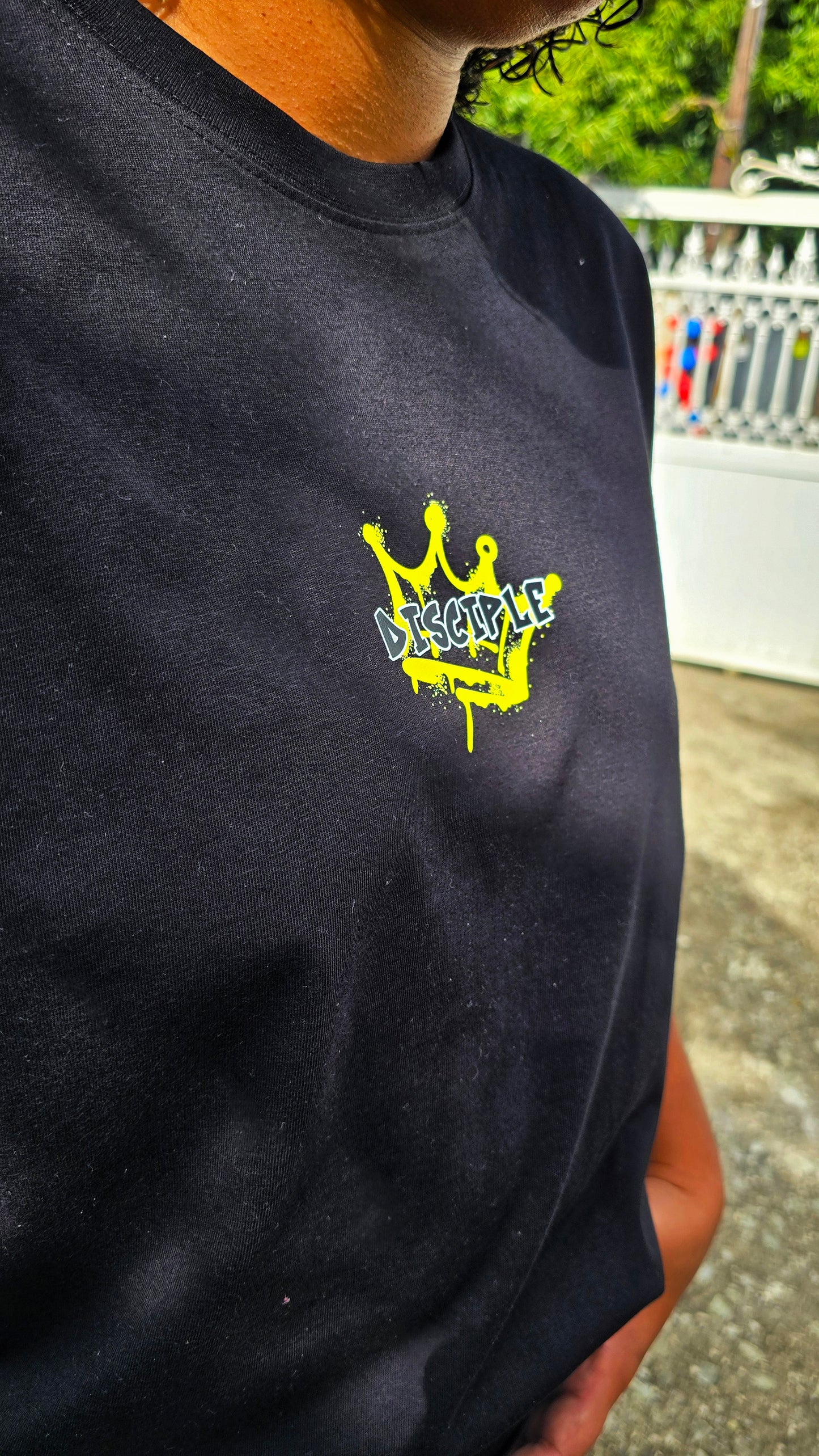 Tee-shirt "disciple , born to shine"
